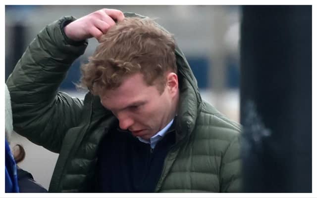 The accused - Cormac Browne - pictured outside Limerick Courthouse I PICTURE: Brendan Gleeson