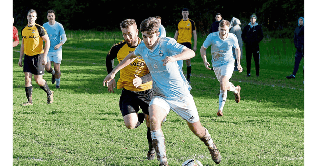 Cathal McKeown in action for Powerstown FC