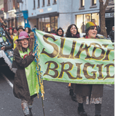 Sliabh na mBan Brigid’s cloak will be on display at a procession in Florence