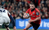 Diarmuid Barron in action against Edinburgh earlier this season.  Photo Credit: Inpho