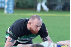 Clonmel's Andrew Daly made a number of important tackles in the game against Bruff