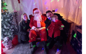 The Santo Grotto was a huge hit at the Cashel Rugby Club Christmas Truck and Tractor Run