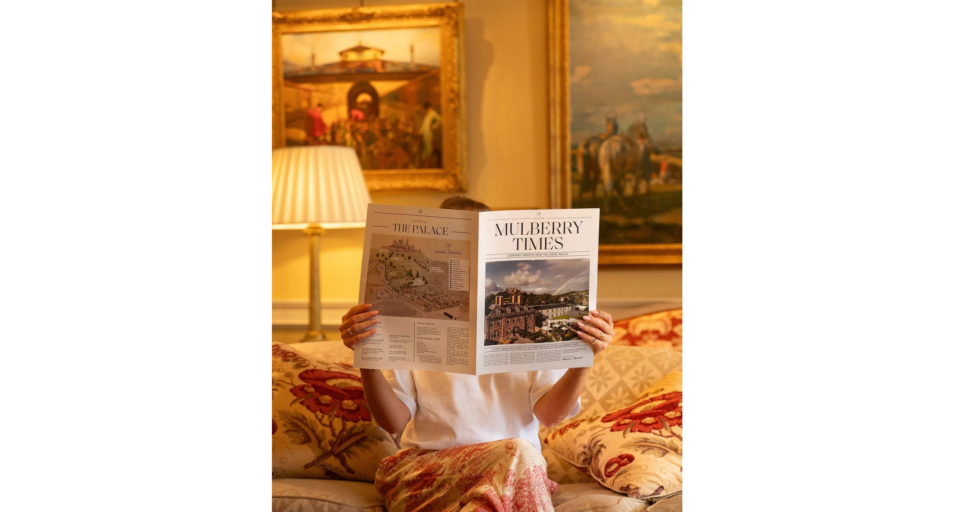ntroducing the Mulberry Times, the hotel’s broadsheet paper