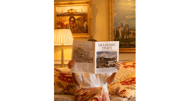 ntroducing the Mulberry Times, the hotel’s broadsheet paper