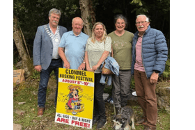 Some of the supporters of the Clonmel Busking Festival