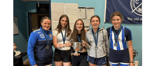 The Clonmel Women’s J 16 4x+ of Kate Fogarty, Taylor Hanley, Emily O’Flaherty, Emily Delahunty and Sophia Lenehan that was successful at the Cappoquin Regatta