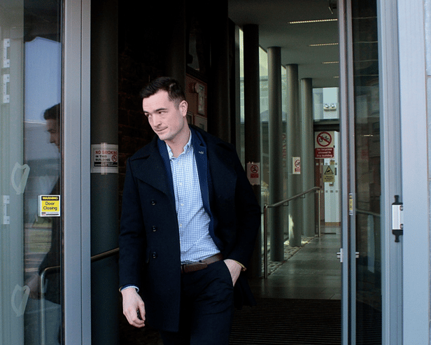 Kyle Hayes leaving Limerick Courthouse on a previous occasion I FILE PICTURE