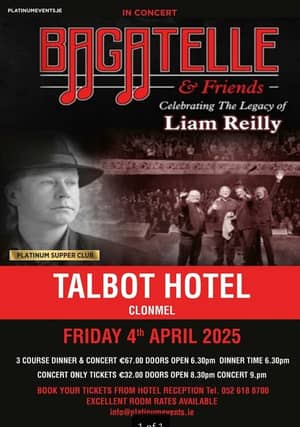 See below poster for details on how to book tickets.