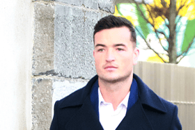 Limerick hurler Kyle Hayes outside court on a previous occasion I PICTURE: Brendan Gleeson