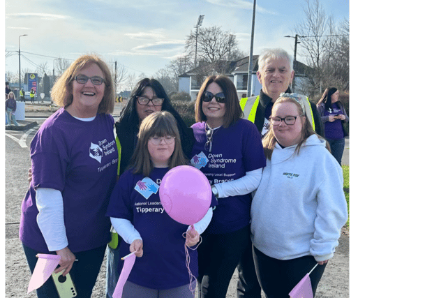 This g roup were out in full support of Sarah's Cycle