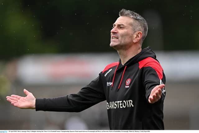 Rory Gallagher was one of the rising coaching stars of the GAA prior to 2023 when his estranged wife Nicola made a raft of allegations of domestic abuse against him. He has denied the allegations levelled against him, and they have also been investigated by the PSNI in Northern Ireland. The Public Prosecution Service, the equivalent of the DPP, said there was insufficient evidence to press charges against him.