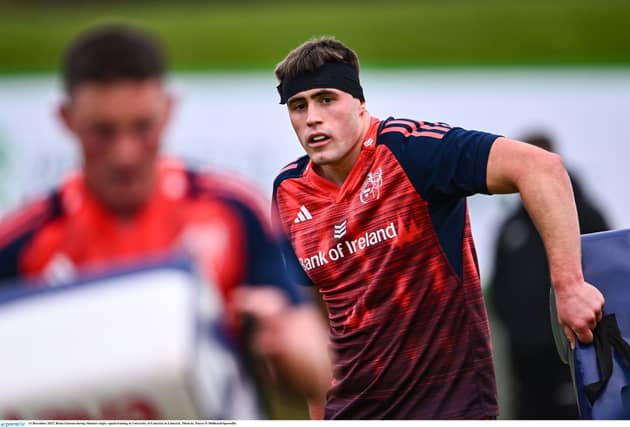 Brian Gleeson during Munster rugby squad training at University of Limerick in Limerick. Photo by Piaras Ó Mídheach/Sportsfile