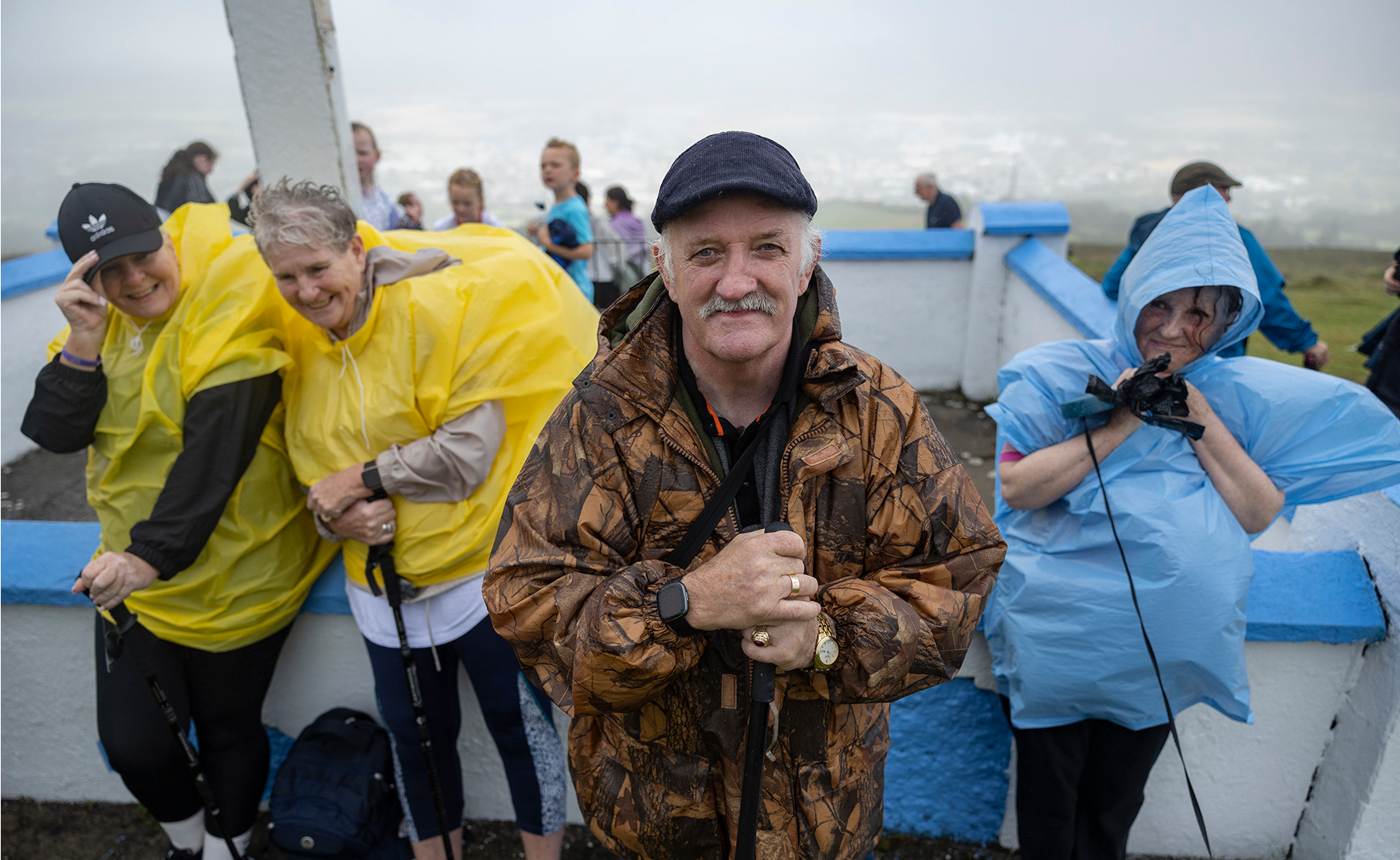 Wind and rain didn't deter pilgrims from hiking to Holy Year Cross Mass ...