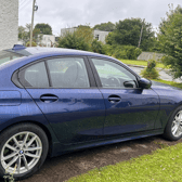 The blue BMW hybrid was stolen from outside a home in Corbally on July 18