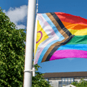 The Limerick Pride flag at City Hall