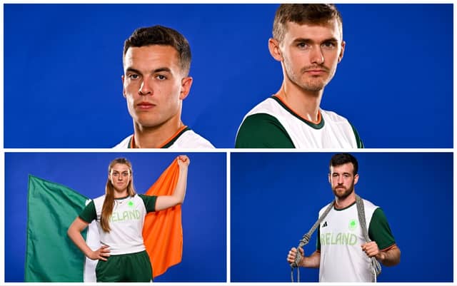 Robert Dickson and Sean Waddilove with Eve McMahon and Finn Lynch | PICTURE: SPORTSFILE