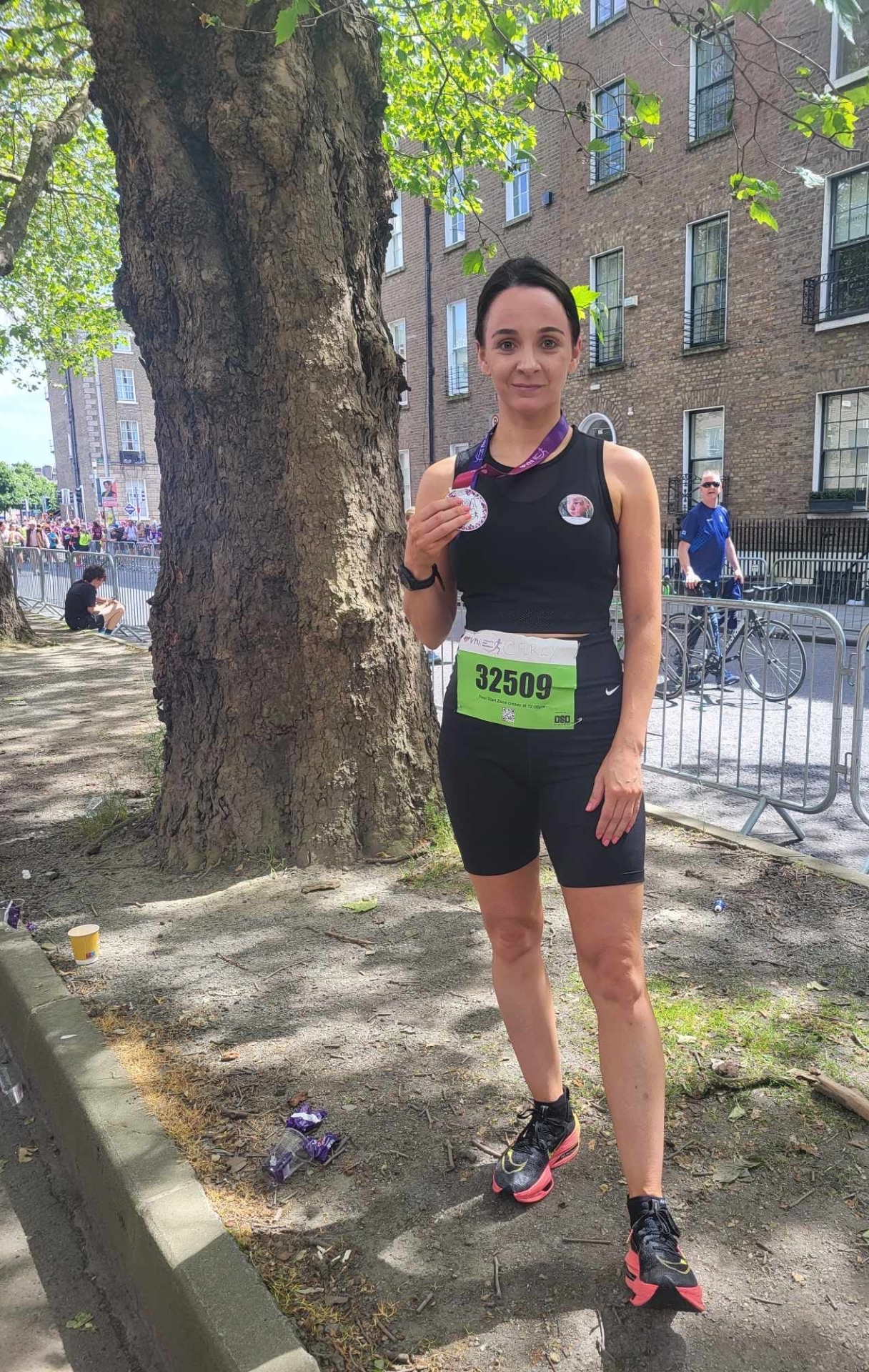 Fethard AC's Carol Molloy after completing the VHI Women’s Mini Marathon in Dublin last Sunday