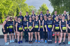 The Fethard AC members who took part in their own club's Walls of Fethard 5K on Friday evening last