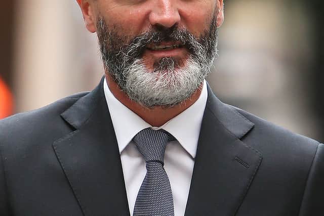 The 52-year-old told Highbury Corner Magistrates’ Court on Wednesday that the incident happened when he and fellow Sky Sports pundit Micah Richards were walking down for the final match analysis.