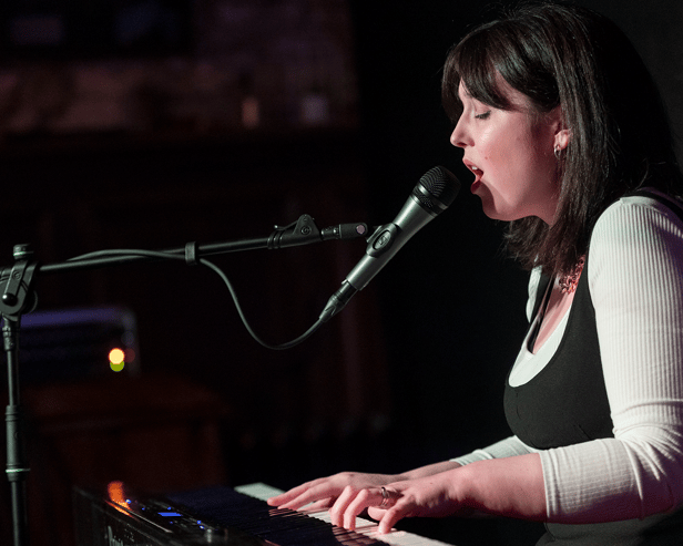 Kate Twohig performing during the Finding a Voice musical festival