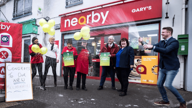 Champagne was popping at Tom O'Halloran's shop in Oola I PICTURE: Picture: Keith Wiseman / Mac Innes Photography