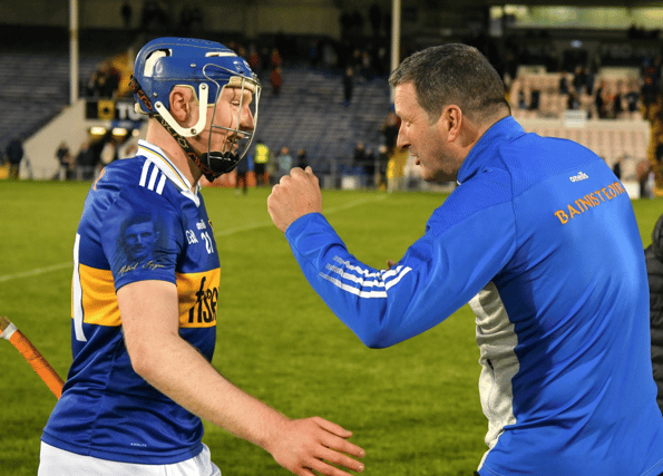 Brendan Cummins imparting knowledge to one of his players