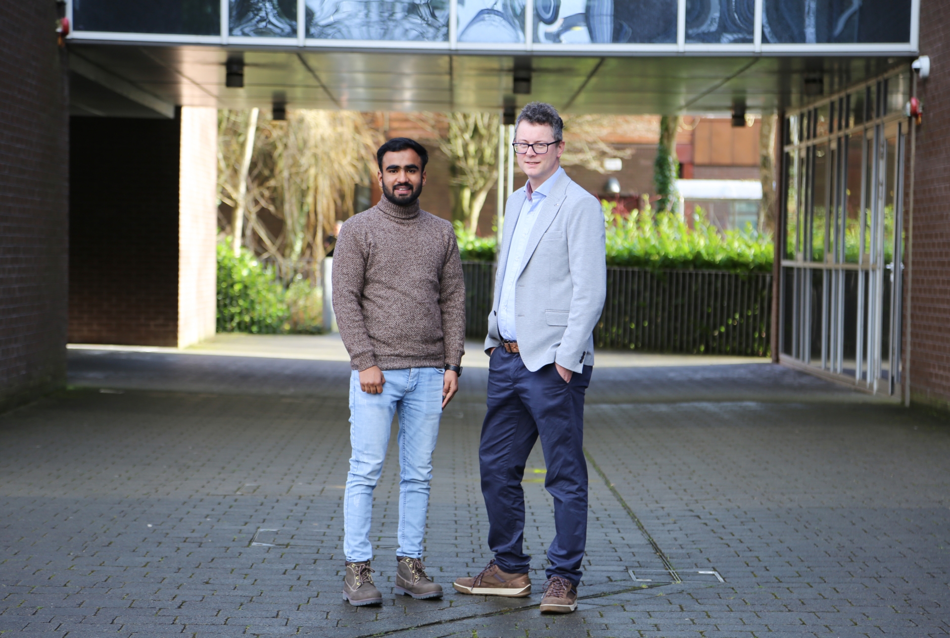 Muhammad Muddassar and Professor Maurice N Collins.