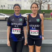 Isobel Minogue and Edel Roche were amongst the Fethard AC contingent at John Treacy 10 Mile Road Race in  Dungarvan on Sunday last