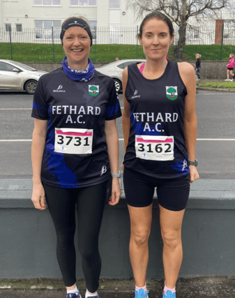Isobel Minogue and Edel Roche were amongst the Fethard AC contingent at John Treacy 10 Mile Road Race in Dungarvan on Sunday last