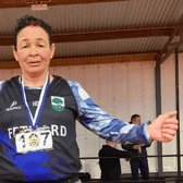 Munster Masters champion, Hazel Galloway, Fethard AC