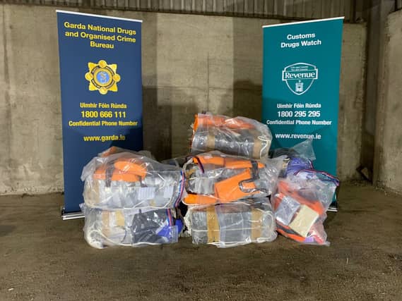 300kgs of cocaine, worth an estimated €21 million was seized | PICTURE: Revenue