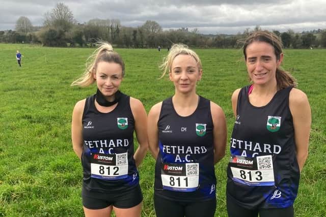 For our women’s team of Paula Hendriksen, Carol Molloy and Marie Carroll it was always going to be a very tall order for our successful novice ladies to challenge the strong senior field. Nevertheless all three acquitted themselves with distinction throughout this tough endurance test.