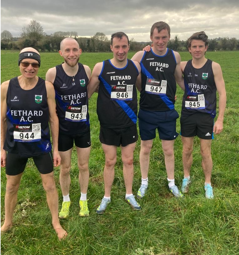 Fethard AC. From left to right - Fintan and Louis Rice, Joe Morgan, Jack Spillane and Emmet McNamara