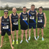 Fethard AC. From left to right - Fintan and Louis Rice, Joe Morgan, Jack Spillane and Emmet McNamara