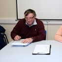 Michael Brett and Tommy Barrett pictured at a committee meeting