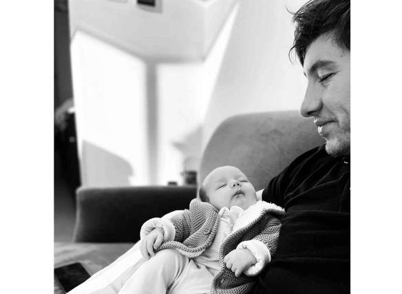 Barry Keoghan shared a snap with his son, Brando, on social media