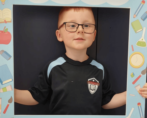 While Richard Dunne is looking for photos of the Old School in Gortnahoe - this little boy started in Junior Infants in Gortnahoe National School this year.  See them all in our Supplement this week.