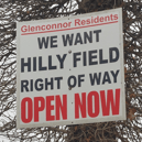 Residents at Rockfield, Glenconnor, Clonmel  now display posters seeking the return of their former right-of-way.