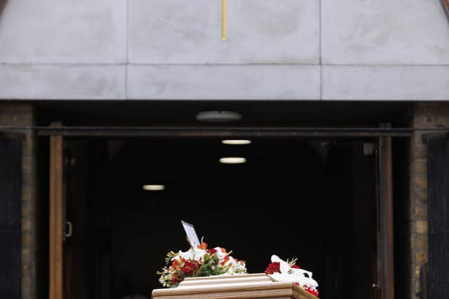 “I think it’s the first time the deceased has sung himself out of a funeral mass.”