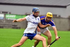 Action from the clash of Thurles Sarsfields Seamus O'Riain Cup team, and Kildangan at the weekend
