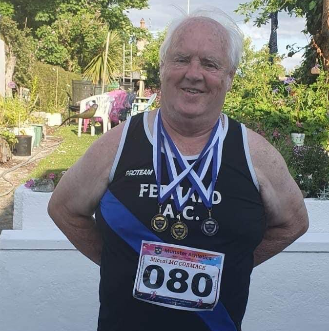 Fethard AC's Miceál McCormack who won two golds and a silver at the Munster Combined events in Templemore yesterday (Saturday).