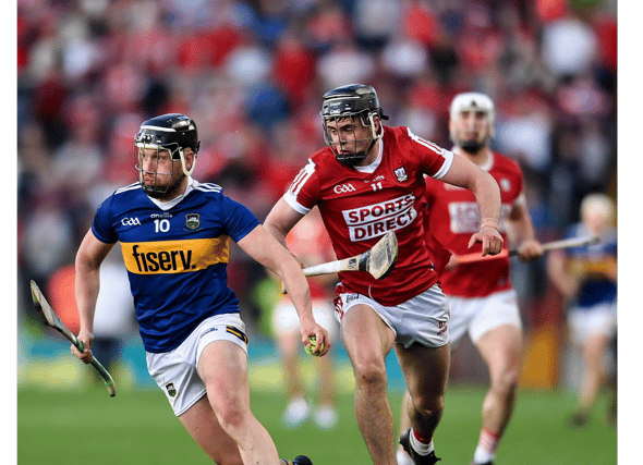 Tipperary's Dan McCormack makes a break during the Munster Senior Hurling Championship game against Cork. Picture: David Fitzgerald/Sportsfile