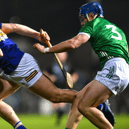 The game’s top scorer, Tipperary’s Jason Forde, gets away from Limerick’s Mike Casey during the league semi-final in Limerick. Picture:  Piaras Ó Mídheach/Sportsfile