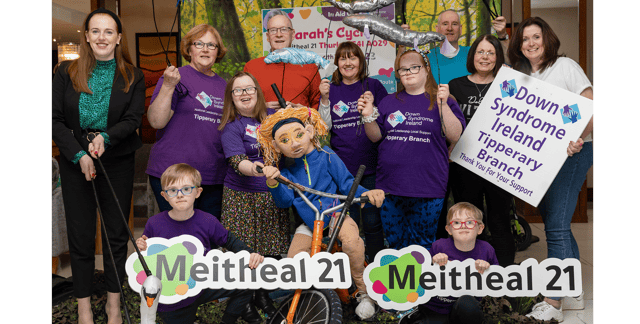 Pictured at the launch of Sarah’s Cycle, which is taking place on Sunday, February 26 were (front) Cillian Keane, Sarah Kenny, Conor Keane, (back) Laura Jones Talbot Hotel, Marie Kenny, Brian
