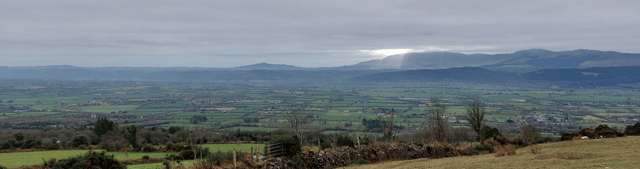Image of the valley of Slievenamon