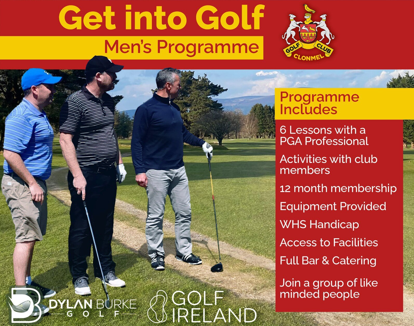 'Big drive' at Clonmel Golf Club with fantastic opportunity for men to ...