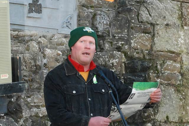 Roscrea poet and author Mary McNamara recited a piece of poetry inspired by the tragic events of the Civil War and local musician Miriam Neill performed a poignant rendition of the song 'Grace' and Amhrán na bhFiann.