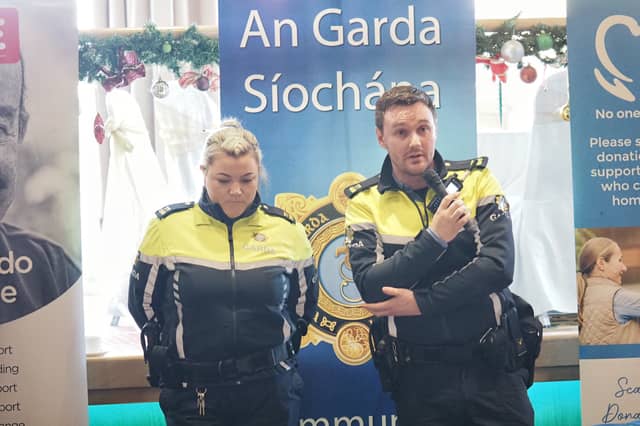 Gda Claire Murphy and Damien Condon at the Family Carers forum in Hotel MInella