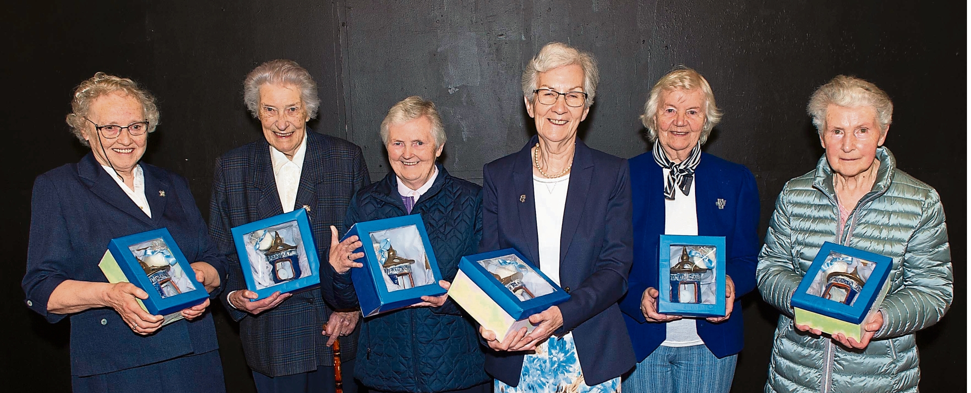 Presentation Sisters from left: Sr Maria Fletcher, Sr Rosarii Treacy, Sr Maureen Power, Sr Kathleen Dooley, Sr Juliana Purcell and Sr Mary Martin. (See story in text).