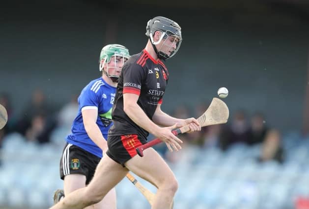Ardscoil Ris' Rian O'Byrne surges forward during the Harty Cup win over Nenagh CBS. PIC: Keith Wiseman